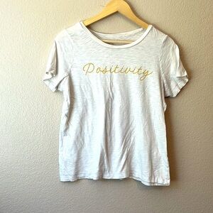 Grayson Threads Tee Shirt Positivity White size Extra Large